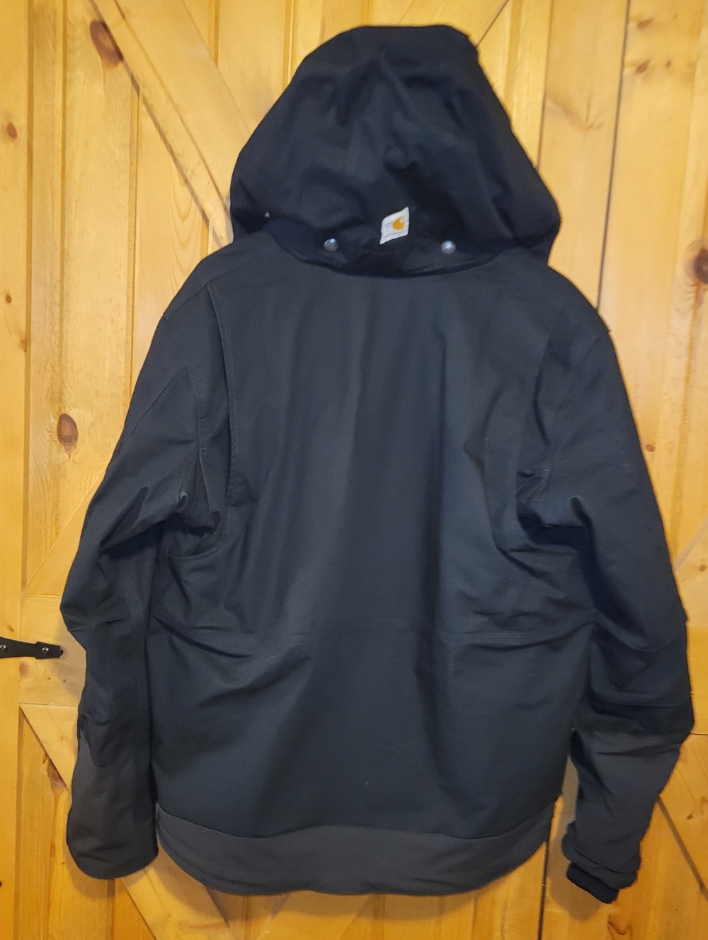 Carhartt Full Swing Caldwell Ripstop Insulated Jacket Black Medium Mens OJ3372 - Picture 4 of 10